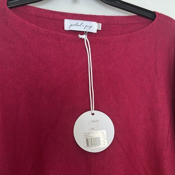 PETAL + PUP CRANBERRY SWEATER NWT - Picture 3 of 6